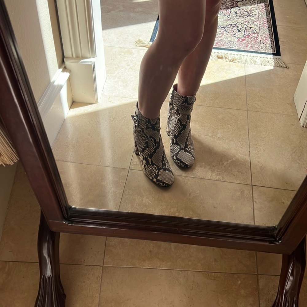 Amazing Coach Python Skin Booties - image 1